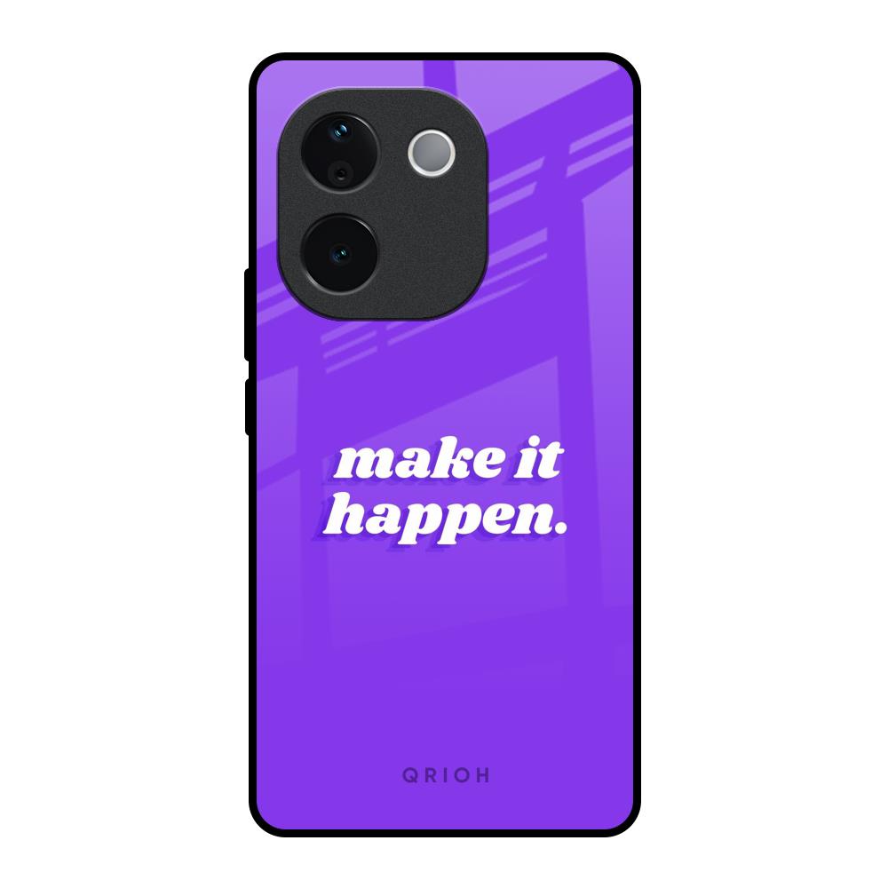 Make it Happen Vivo T3 Pro 5G Glass Back Cover Online
