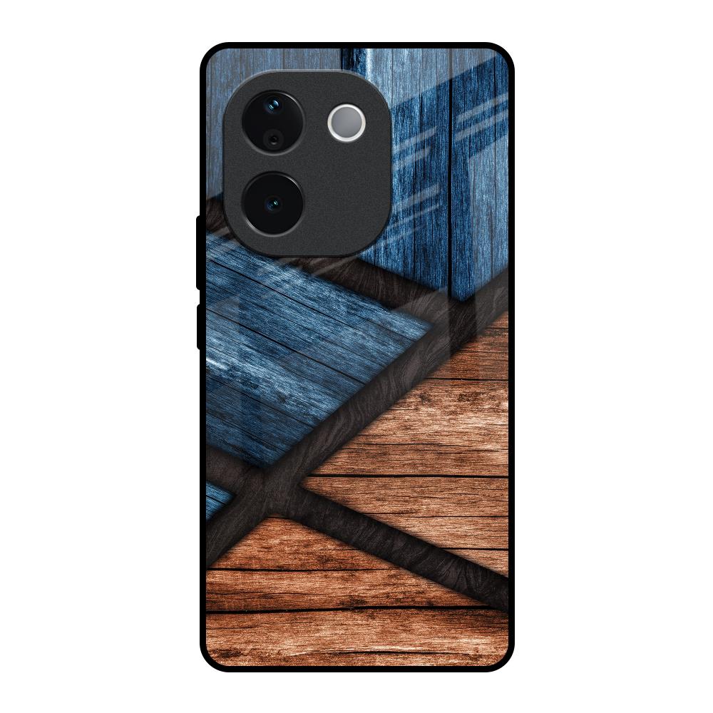 Wooden Tiles Vivo T3 Pro 5G Glass Back Cover Online