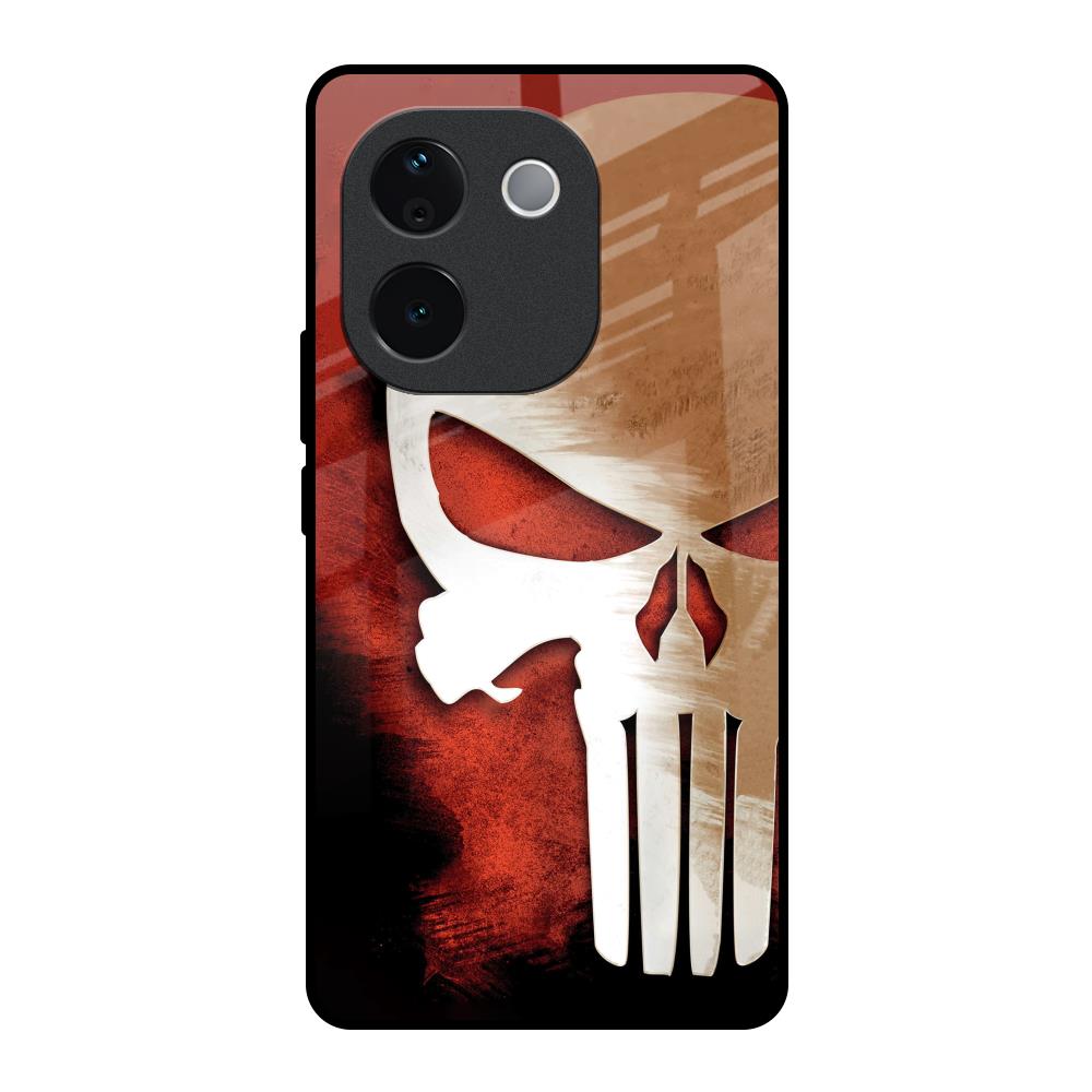 Red Skull Vivo T3 Pro 5G Glass Back Cover Online