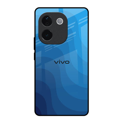 Blue Wave Abstract Vivo T3 Pro 5G Glass Back Cover Online