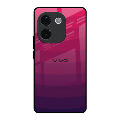 Wavy Pink Pattern Vivo T3 Pro 5G Glass Back Cover Online