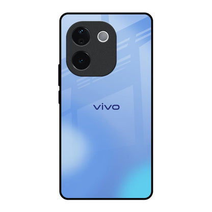 Vibrant Blue Texture Vivo T3 Pro 5G Glass Back Cover Online