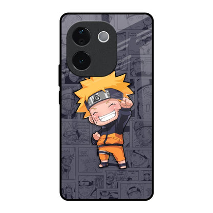 Orange Chubby IQOO Z9s Pro 5G Glass Back Cover Online