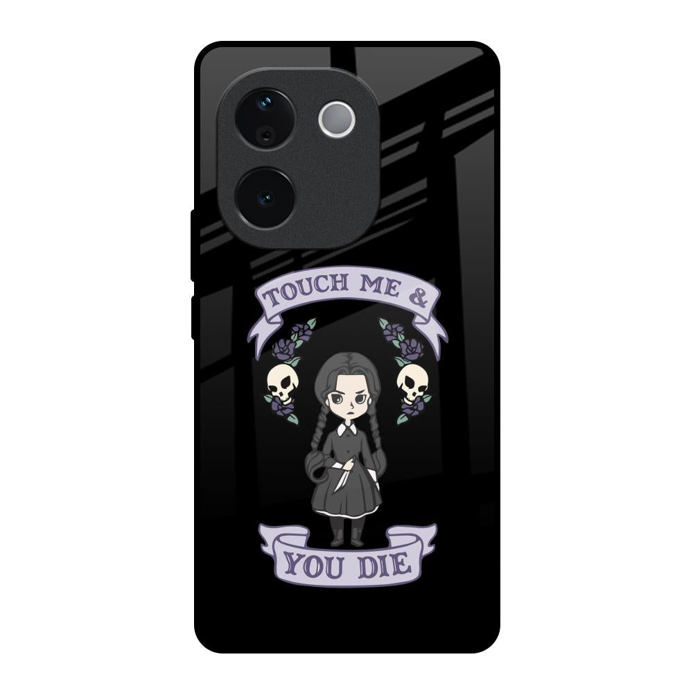 Touch Me & You Die IQOO Z9s Pro 5G Glass Back Cover Online