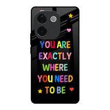 Magical Words IQOO Z9s Pro 5G Glass Back Cover Online