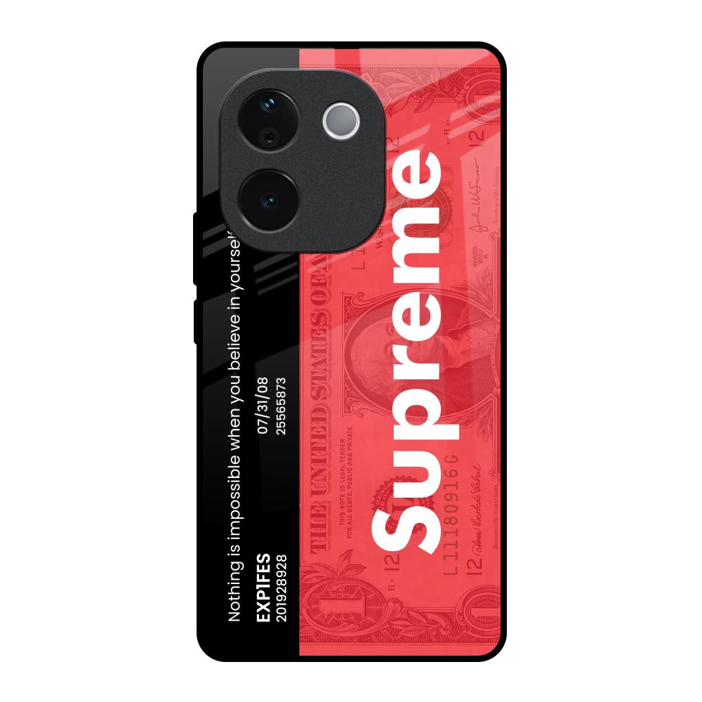 Supreme Ticket IQOO Z9s Pro 5G Glass Back Cover Online