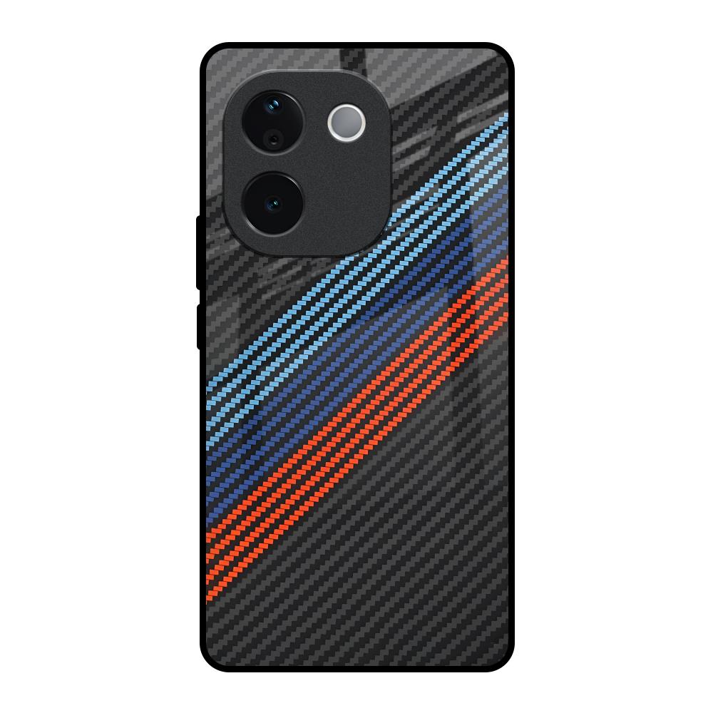 Carbon Inspired IQOO Z9s Pro 5G Glass Back Cover Online