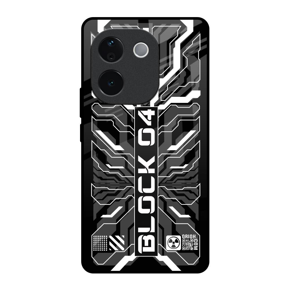 Monochrome Magic IQOO Z9s Pro 5G Glass Back Cover Online