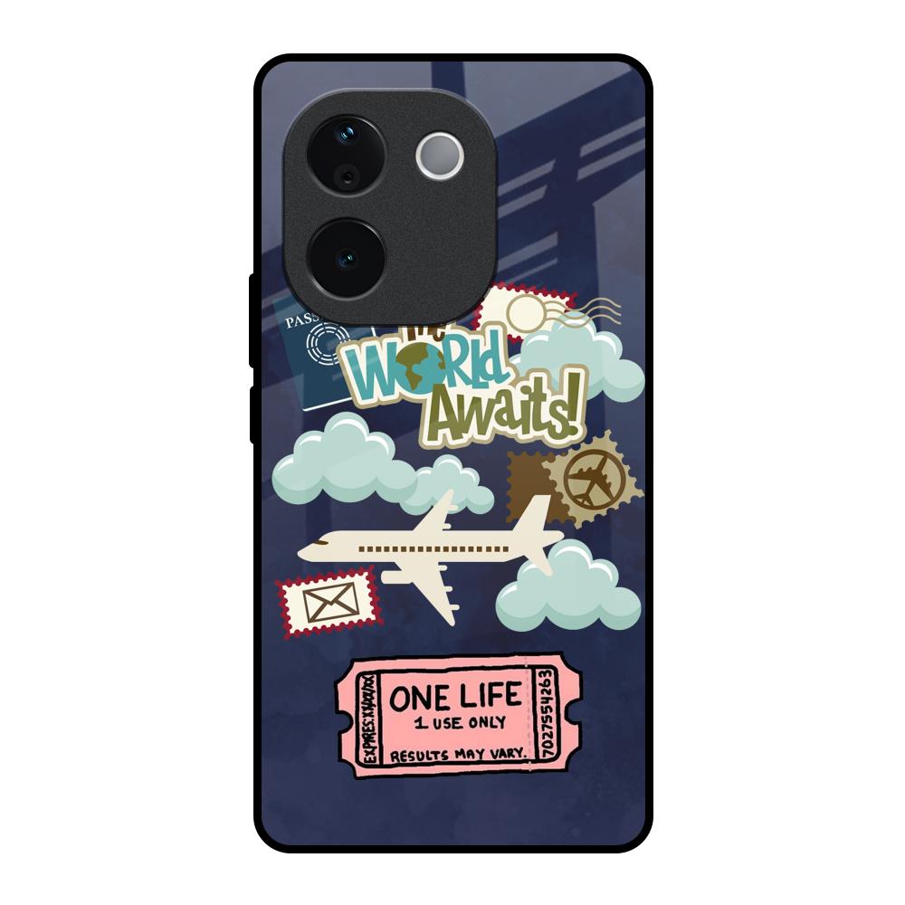 Tour The World IQOO Z9s Pro 5G Glass Back Cover Online