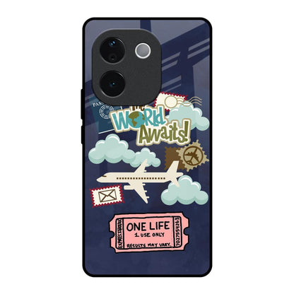 Tour The World IQOO Z9s Pro 5G Glass Back Cover Online