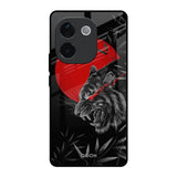 Red Moon Tiger IQOO Z9s Pro 5G Glass Back Cover Online