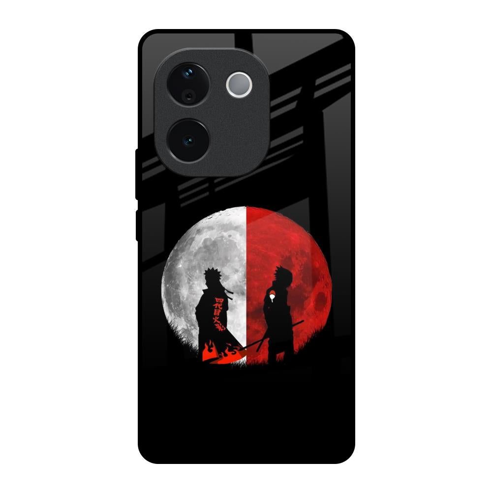 Anime Red Moon IQOO Z9s Pro 5G Glass Back Cover Online