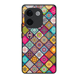 Multicolor Mandala IQOO Z9s Pro 5G Glass Back Cover Online