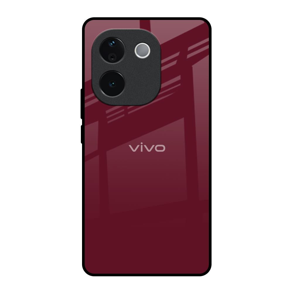 Classic Burgundy IQOO Z9s Pro 5G Glass Back Cover Online