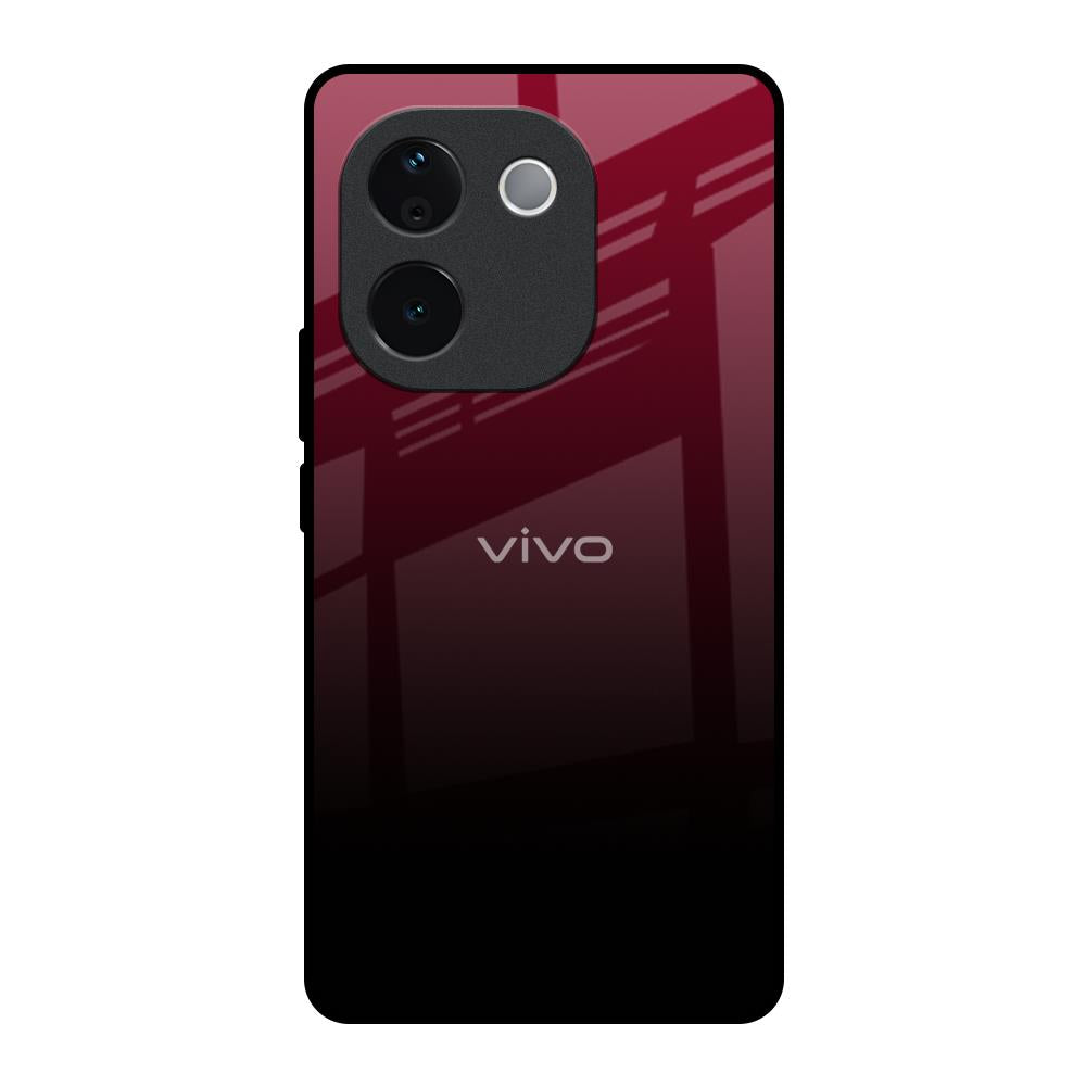 Wine Red IQOO Z9s Pro 5G Glass Back Cover Online