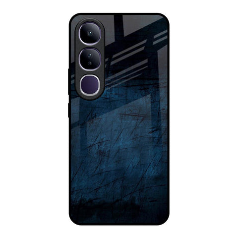 Dark Blue Grunge Vivo Y300 5G Glass Back Cover Online