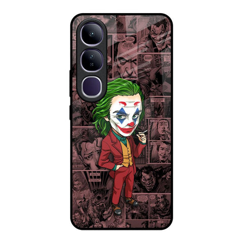 Joker Cartoon Vivo Y300 5G Glass Back Cover Online