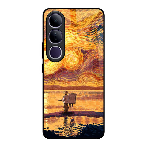 Sunset Vincent Vivo Y300 5G Glass Back Cover Online