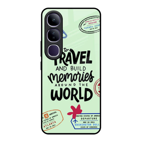 Travel Stamps Vivo Y300 5G Glass Back Cover Online