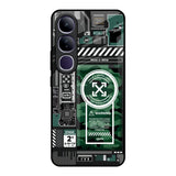 Green Camo Circuit Vivo Y300 5G Glass Back Cover Online