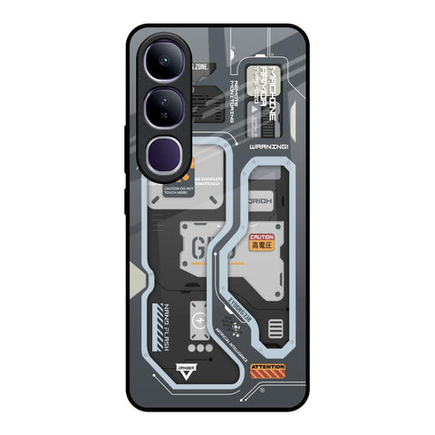 Retro Futuristic Vivo Y300 5G Glass Back Cover Online