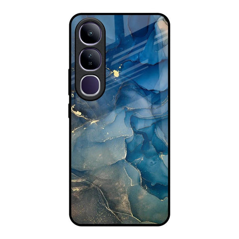 Blue Cool Marble Vivo Y300 5G Glass Back Cover Online