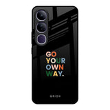 Go Your Own Way Vivo Y300 5G Glass Back Cover Online