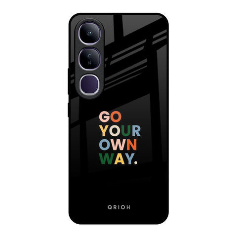 Go Your Own Way Vivo Y300 5G Glass Back Cover Online