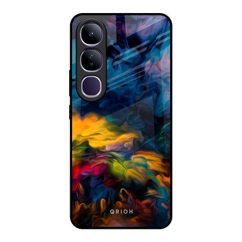 Multicolor Oil Painting Vivo Y300 5G Glass Back Cover Online