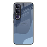 Navy Blue Ombre Vivo Y300 5G Glass Back Cover Online