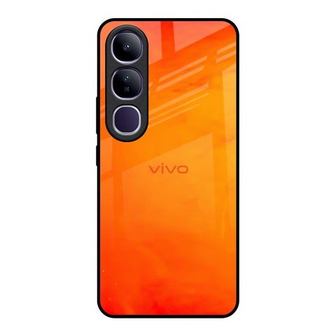 Tangy Orange Vivo Y300 5G Glass Back Cover Online
