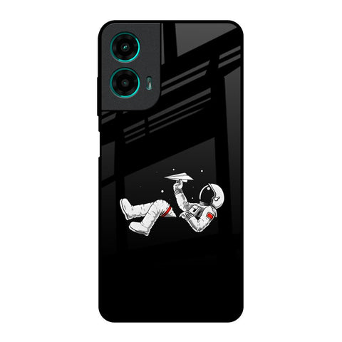 Space Traveller Motorola G35 5G Glass Back Cover Online