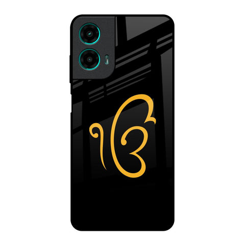 Luxury Fashion Initial Motorola G35 5G Glass Back Cover Online