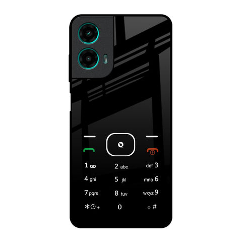 Classic Keypad Pattern Motorola G35 5G Glass Back Cover Online