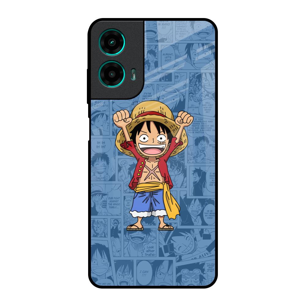 Chubby Anime Motorola G35 5G Glass Back Cover Online