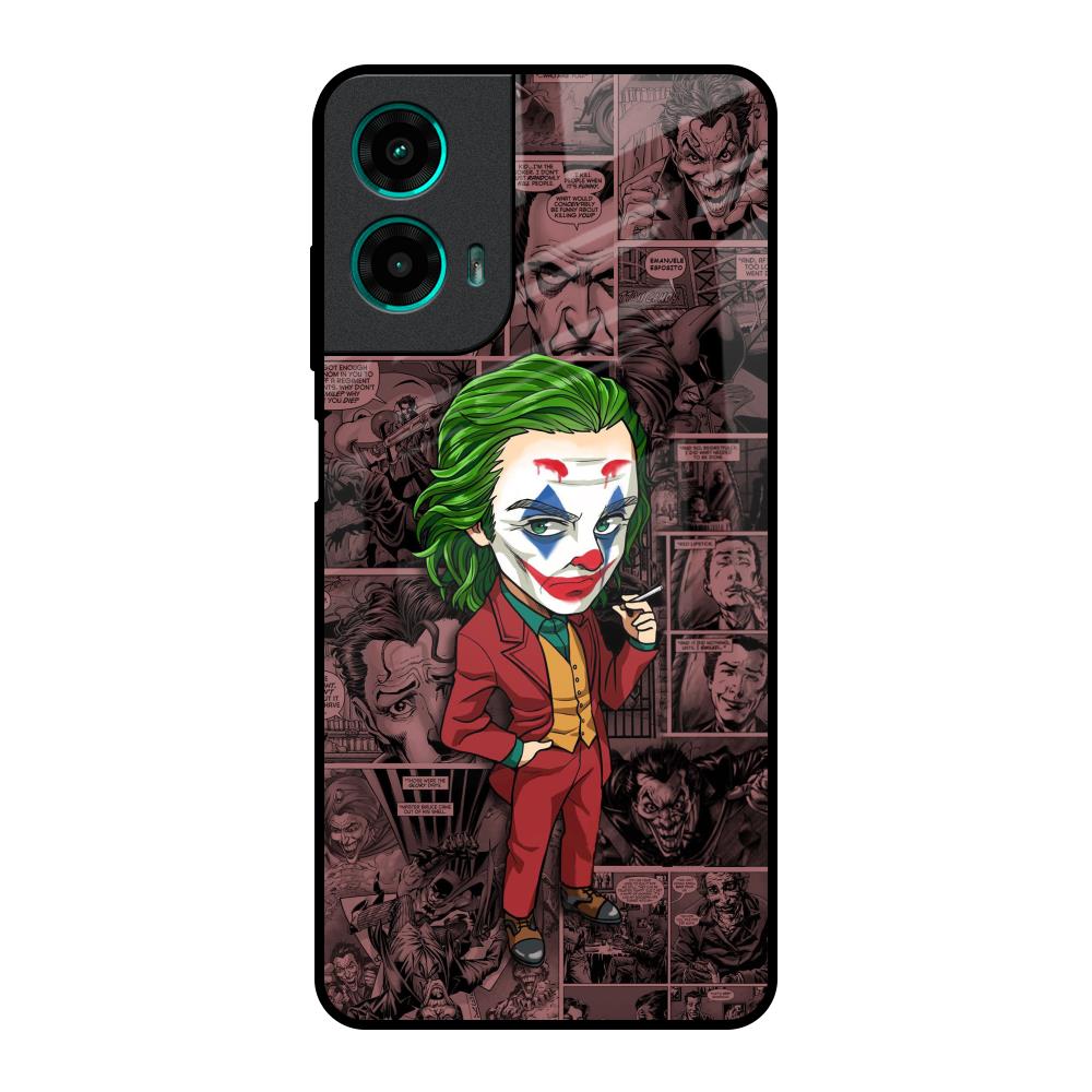 Joker Cartoon Motorola G35 5G Glass Back Cover Online