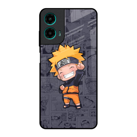 Orange Chubby Motorola G35 5G Glass Back Cover Online