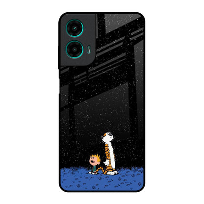 Night Sky Star Motorola G35 5G Glass Back Cover Online
