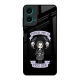 Touch Me & You Die Motorola G35 5G Glass Back Cover Online