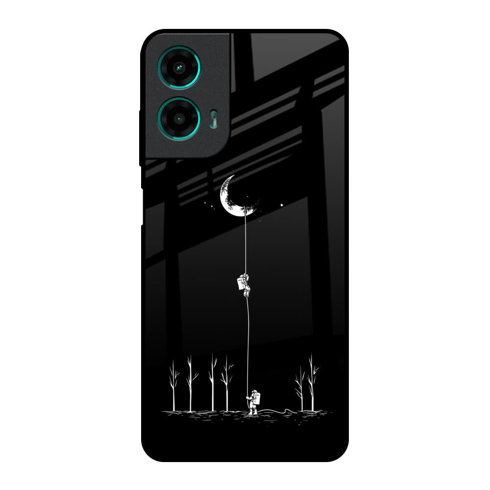 Catch the Moon Motorola G35 5G Glass Back Cover Online