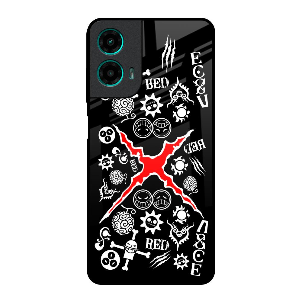 Red Zone Motorola G35 5G Glass Back Cover Online