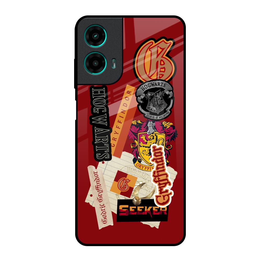 Gryffindor Motorola G35 5G Glass Back Cover Online