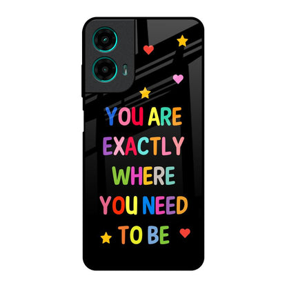 Magical Words Motorola G35 5G Glass Back Cover Online