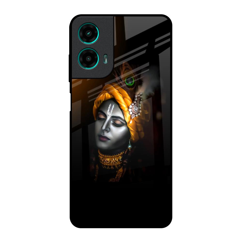 Ombre Krishna Motorola G35 5G Glass Back Cover Online