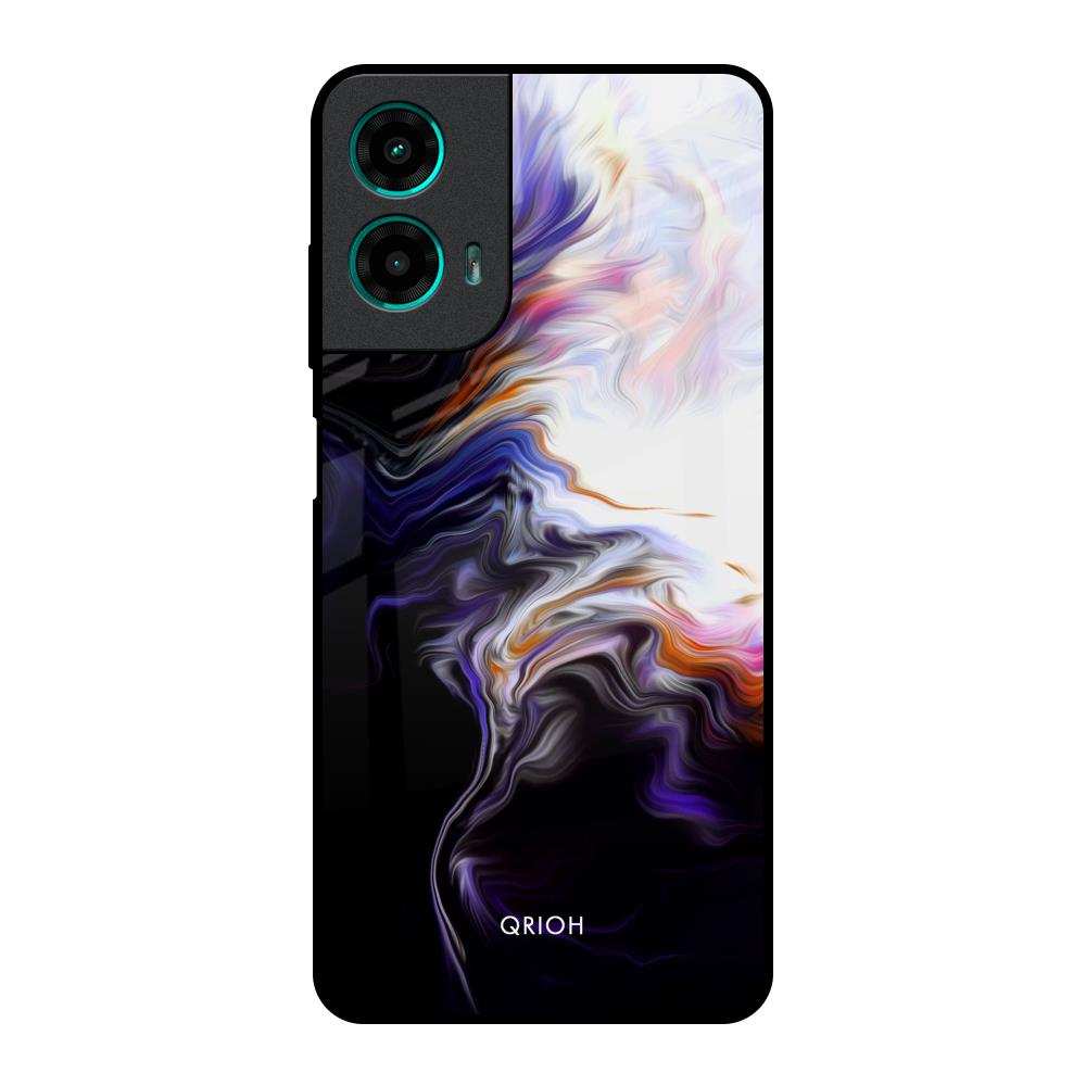 Enigma Smoke Motorola G35 5G Glass Back Cover Online