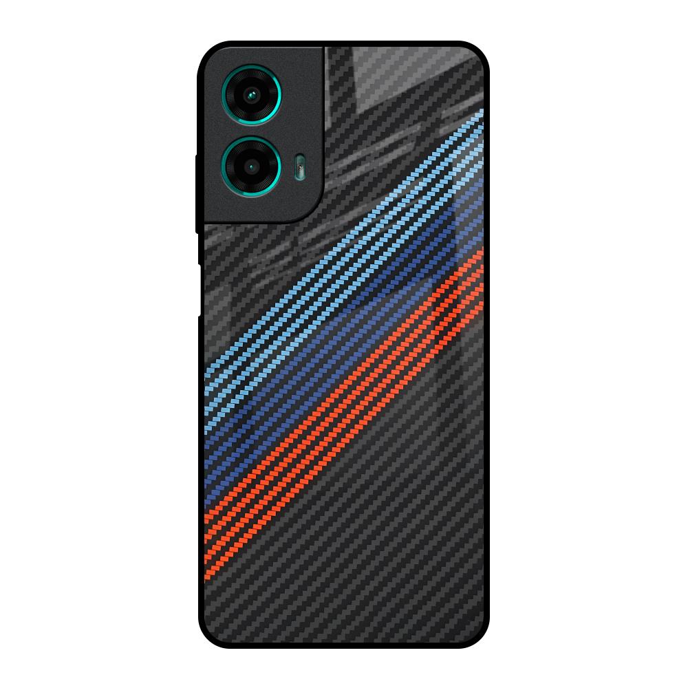Carbon Inspired Motorola G35 5G Glass Back Cover Online