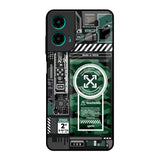 Green Camo Circuit Motorola G35 5G Glass Back Cover Online