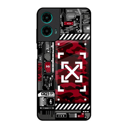 Technology Art Motorola G35 5G Glass Back Cover Online