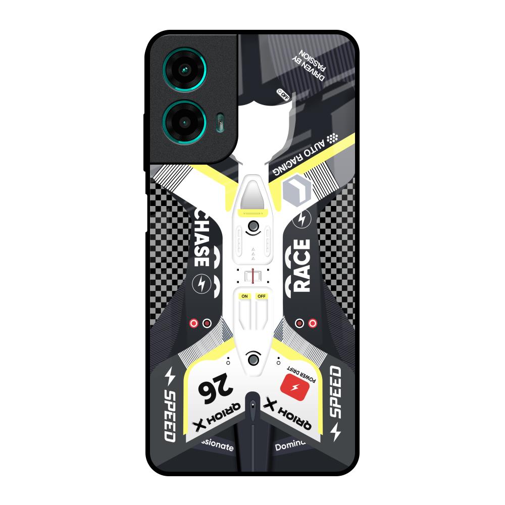 Car Enthusiast Motorola G35 5G Glass Back Cover Online