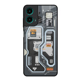 Retro Futuristic Motorola G35 5G Glass Back Cover Online